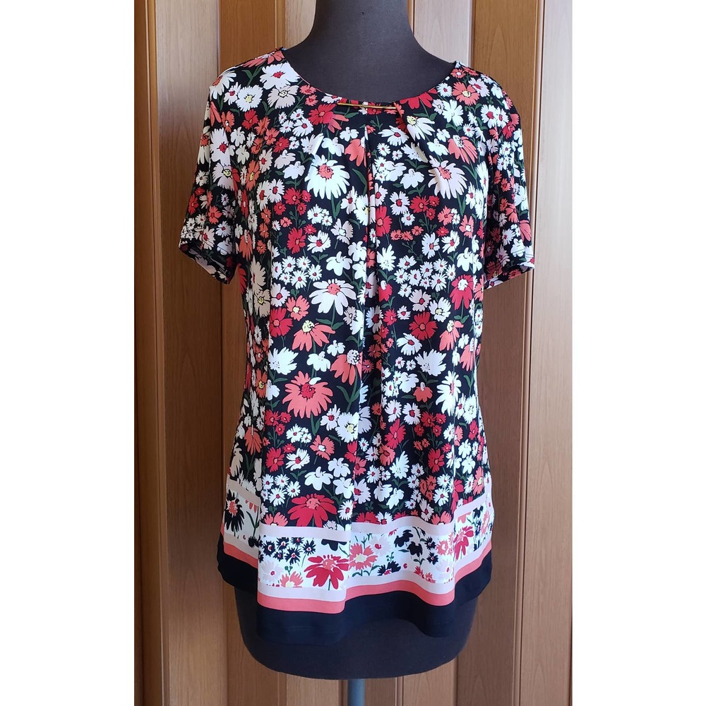 Liz Claiborne size medium floral print blouse